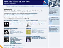 Tablet Screenshot of befrielsen1945.dk